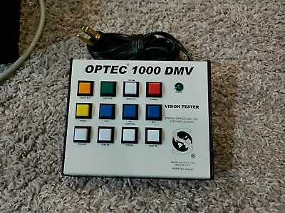Stereo Optical Optec 1000 DMV Vision Screener Tester Control Power Box  • $50