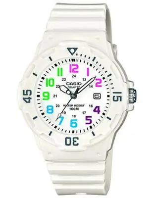 Casio Ladies Diver Watch LRW-200H-7B Rotating Bezel WR 100M 2YR Warranty • $36