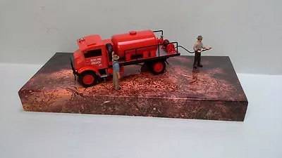 1940s CHEVROLET BLITZ Truck Red Fire Fighting Wagon AUSTRALIAN  With Blk Wheel S • $40