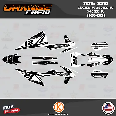 Graphics Kit For KTM 150XC-W 250XC-W 300XC-W 2020 2021 2022 2023 OG Crew - White • $214.12