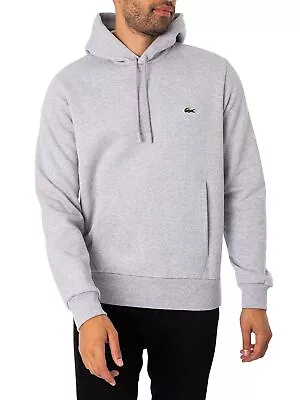 Lacoste Men's Embroidery Logo Hoodie Grey • $158.35