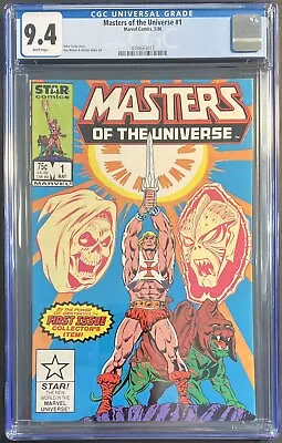 Masters Of The Universe #1 CGC 9.4 WHITE PAGES! 🔥🔑 • $79.99