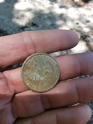 Martin Van Buren Dollar Coin  1837-1841.    2008p On The Side Of Coin • $1500