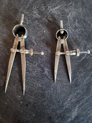 £8.50 • Buy Two Flat Leg Spring Calipers.L S Starrett Co. Athol Mass. Moore & Wright Vintage