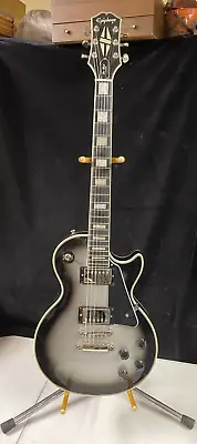 Epiphone Les Paul Custom Limited-Edition Electric Guitar Silver Burst • $549.99