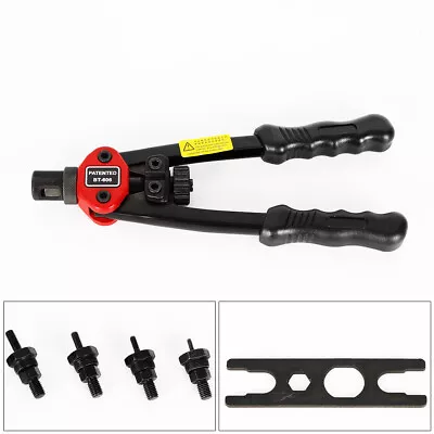 £25.79 • Buy M3 M4 M5 M6 M8 12  Auto Hand Rivet Riv Nut Kit Tool Riveter Head Repair Tools