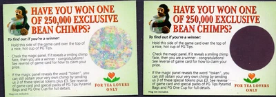 £1.35 • Buy Brooke Bond - PG Tips Bean (LT1)  - Both Varieties Of Single Issue Cards