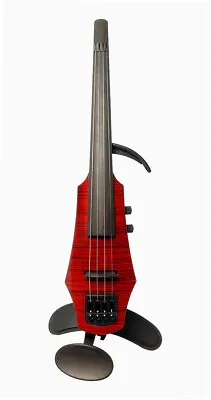 NS WAV4 Electric Violin 4 String Transparent Red • $1399
