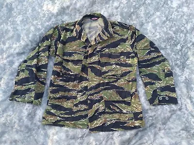 Vtg 1980s  Tiger Stripe Products Bdu Jacket Sz Large Regular 100% Cotton  • $49.99