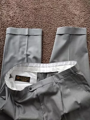 Zanella BENNETT Men's Dress Pants LORO PIANA TASMANIAN Super 130s Size 38x32 • $50