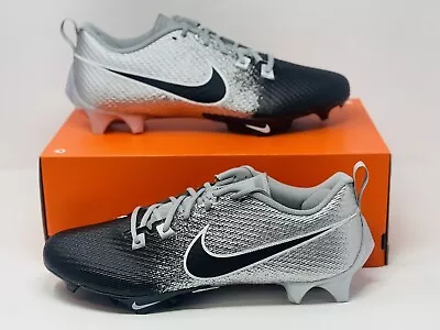 Size 11 Nike Vapor Edge Speed 360 2 Silver Black Mens Football Cleats DA5455-003 • $69.99