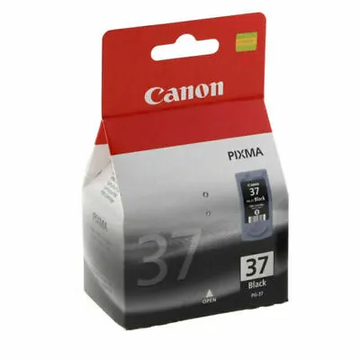 Canon PG-37 Black Original Ink Cartridge For Pixma MP220 IP1800 • £14.49
