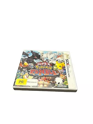 Super Pokemon Rumble Nintendo 3DS Game Complete With Manual • $35