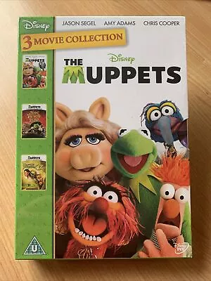 The Muppets 3 Movie Collection - Disney Dvd (2012) U.K R2 - Boxset ⭐️NEW⭐️ • £4.44