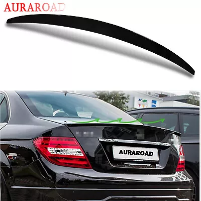 Rear Trunk Spoiler Wing For 2014-2020 Mercedes Benz S-Class W222 S63 Gloss Black • $55.24