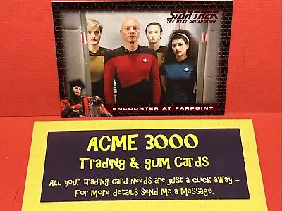 Star Trek TNG Archives & Inscriptions ENCOUNTER AT FARPOINT - Insert Card E10 • $6.32