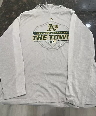 Oakland Athletics Hoodie “The Town”- Oakland Coliseum - Size L/ Brand Majestic • $25