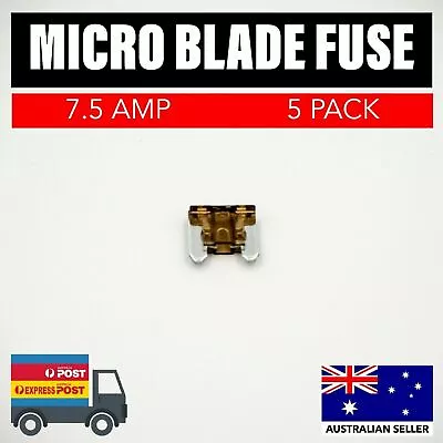 5 X 7.5 Amp Micro Blade Fuse Mini Auto Car ATM Low Profile Vehicle Fuses Small • $5.95