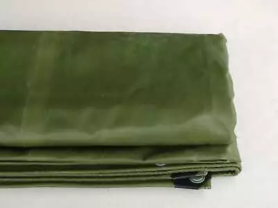 Quality Canvas Tarp PVC 2.1-5m 24OZ 680g/m2 100% Waterproof Tarpaulin Heavy Duty • $344.90