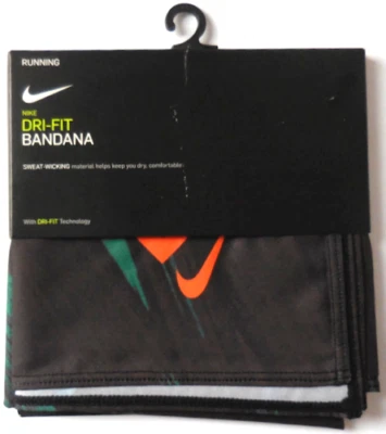 £22.23 • Buy Nike Printed Bandana Adult Unisex OSFM Green Noise/Brown Basalt/Total Orange