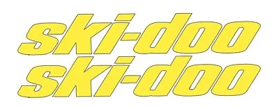 SkiDoo (x2) PAIR Logo Decal Windshield Sticker Graphics Ski Doo BRP • $54