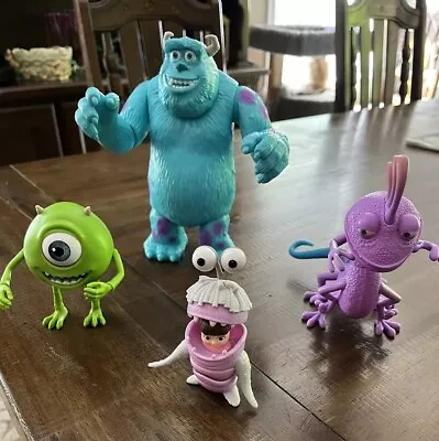 Disney Pixar Monsters Inc. Set Of 4 Figures • $40