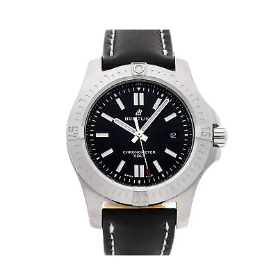 Breitling Colt Automatic 44mm Steel Mens Strap Watch Date A17388101B1X1 • $2185