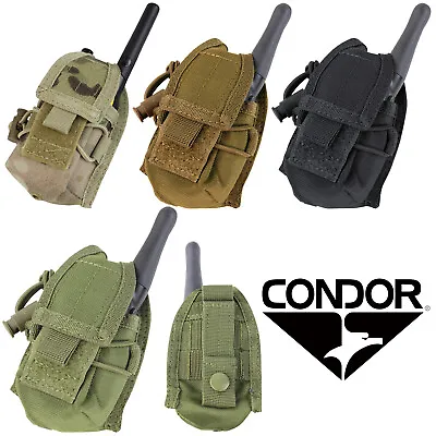 Condor MA56 Tactical MOLLE Belt HHR Hand Held Radio Comms Utility Pouch Holster • $11.94