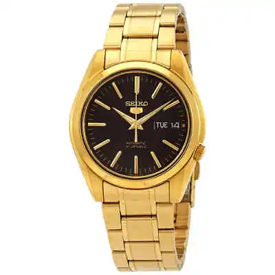 Seiko Series 5 Automatic Black Dial Men's Watch SNKL50 • $165