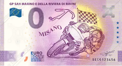 €0 Zero Euro Souvenir Italy Banknote 2020 - Gp San Marino - Original Misano!! • £3.62