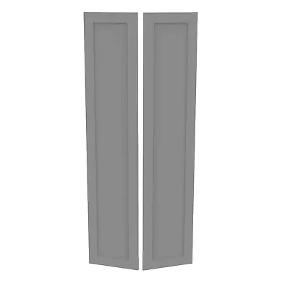 Homebase Double Wardrobe Doors H2128 X W446mm - Matt Shaker Grey • £73.99