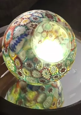 Murano Art Glass Millefiori Lamp Shade Four Gerdago Pixie Lamp Gorgeous Antique • $1869