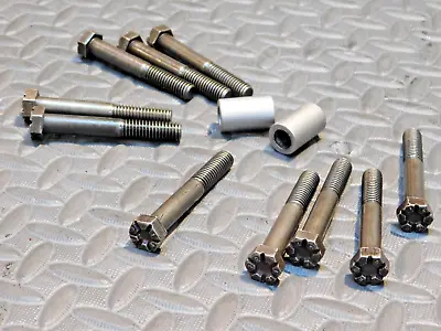FORD ORIGINAL 428CJ INTAKE BOLTS W/spacer 19686970 MUSTANGGT FAIRLANECYCLONE • $89.99