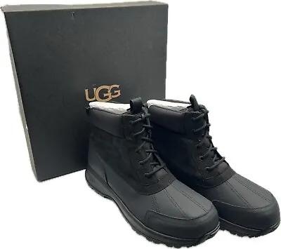 UGG Mens Emmett Duck Boot ( Black ) - Size 12 USA- U22 • $69.49