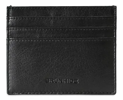 £3.99 • Buy Brunhide Slim Leather Card Holder Wallet - RFID - Outer ID Window # 254-300