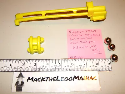 MagNext ICoaster MegaBloks 29305 End Track & U-Turn & 3 Marble Parts Only • $16.95