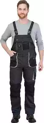 £19.99 • Buy UK-Bib And Brace Overalls Mens Work Trousers Bib Pants Knee Pad Multi Pocket Sbj