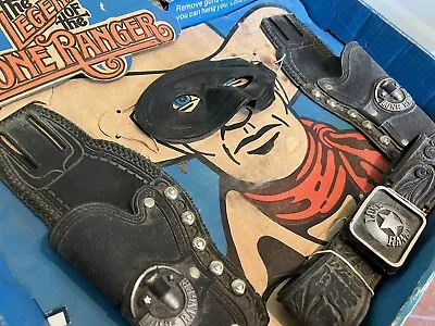 $64.50 • Buy Lone Ranger Mask And Holster And Belt Boxed Set