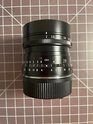Voigtländer 28mm Ultron F/2 Lens For Leica M-Mount • $199