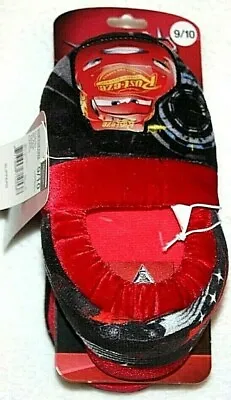 Disney Pixar Cars 3 Black/Red Lightning McQueen Toddler Slippers • $11.98