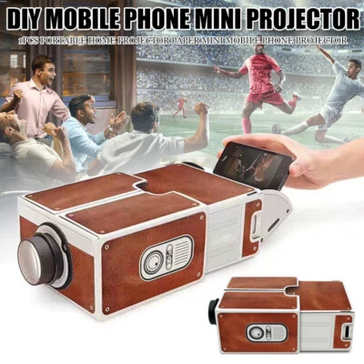 $20.88 • Buy DIY Smartphone Projector Portable Mobile Phone Theater Cinema For Phones Gift AU