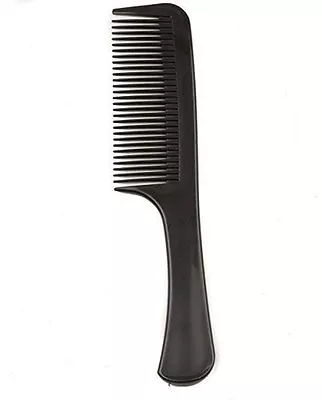 Shampoo Comb Black Large Medium Wide Tooth Detangling Hair Comb With Handle -s1 • £3.45