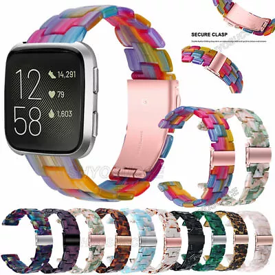 Waterproof Resin Watch Band Strap Wristbands For Fitbit Versa 2 / Versa Lite • $14.99