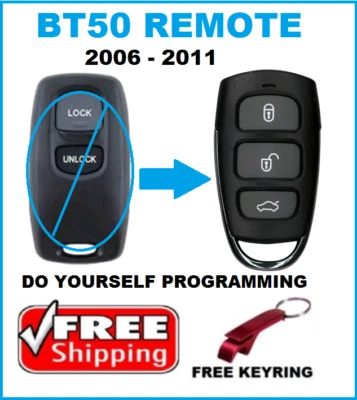 $29.95 • Buy REMOTE KEY LESS Fob  For MAZDA BT50  FOB 2006 2007 2008 2009 2010 2011  