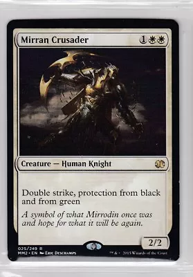 Magic Mirran Crusader - Mirrodin Crusader 025/249 MM2 R • $2.70