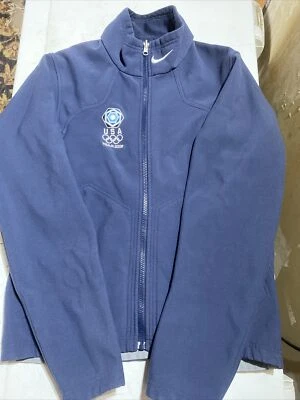 $17.59 • Buy Vintage Nike Team Usa 2006 Torino Winter Olympic Track Jacket Small C4
