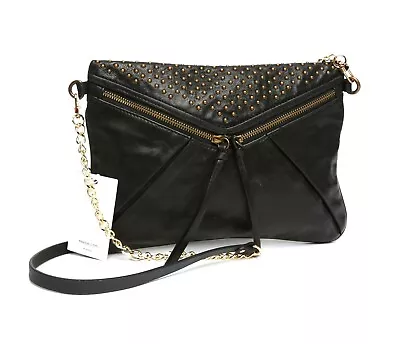 $124.74 • Buy Treesje Women's Black Studded Crossbody Bag 7101