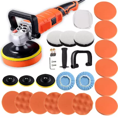 7  Polisher Buffer Cordless Car Furniture Polishing Machines Electric Polisher • £44.99