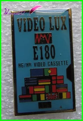 Pin's Video Cassette K7 VIDEO LUX E180 VHS #118 • £6.07