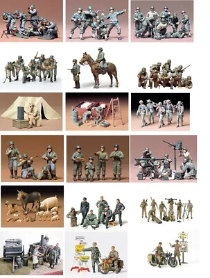Tamiya Military Figures 1:35 Scale Choice Of Kits For Wargames Dioramas • £12.99